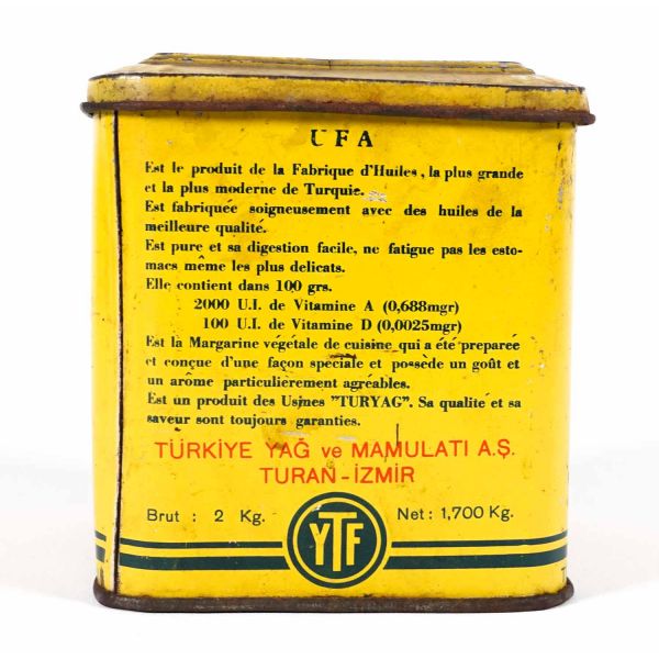 Ufa Nebati Margarin teneke kutu, yükseklik 15 cm…