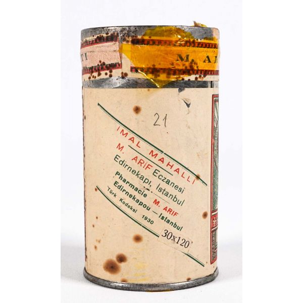 M. Arif Eczanesi Sterilize Gaz kutusu, yükseklik 11 cm…