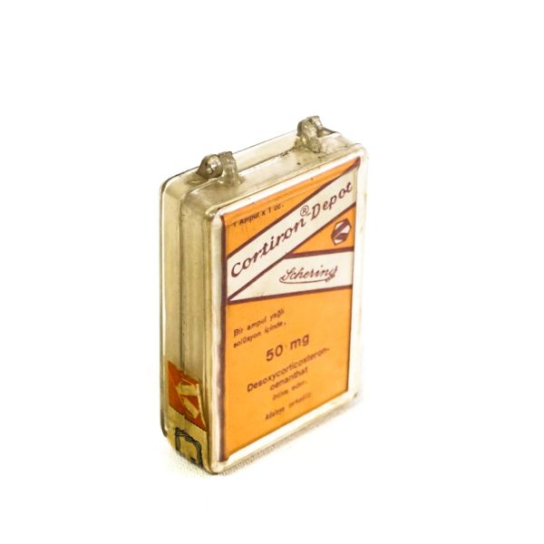 Cortiron Depot Ampul - Birleşik Alman Fabrikaları, yükseklik 5,5 cm…