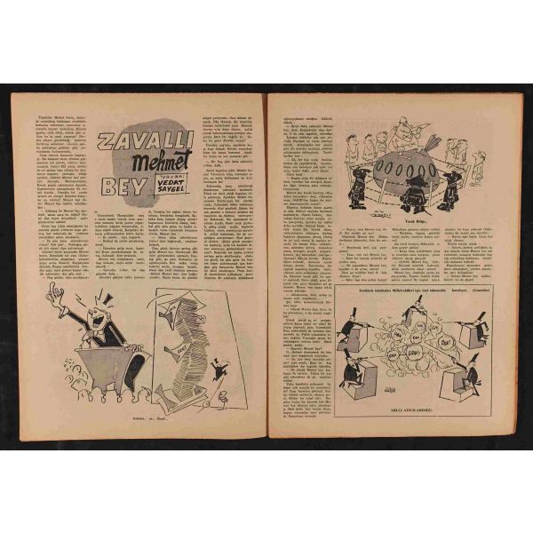 TÜRK MİZAH EDEBİYATI ANTOLOJİSİ (Manzum-Mensur), Zahir Güvemli, Şubat 1949, Varlık Yayınları, 180 sayfa, 12x17 cm...