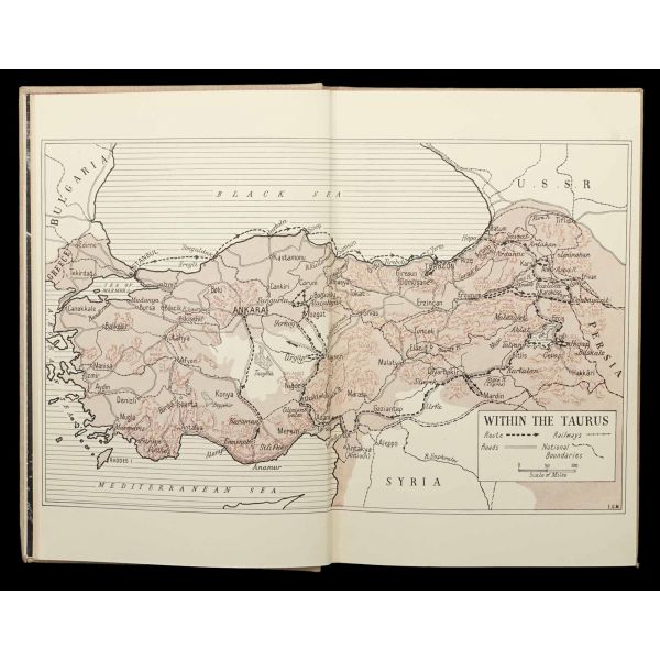 WITHIN THE TAURUS (A Journey in Asiatic Turkey), Lord Kinross, 1954, John Murray, 191 sayfa, 15x22 cm...