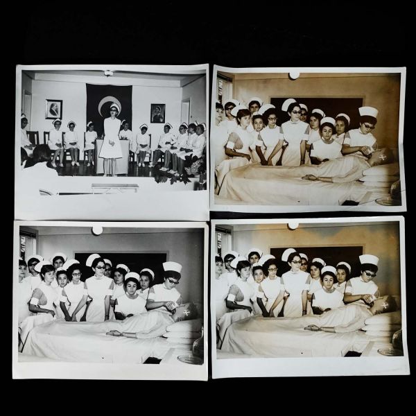 Bir hemşirenin terekesinden, ağırlıkla 1940 - 1960 yılları arasını kapsayan, öğrencilik ve meslek yaşamına ışık tutan 134 adet fotoğraf ve 6 adet belge lotu...