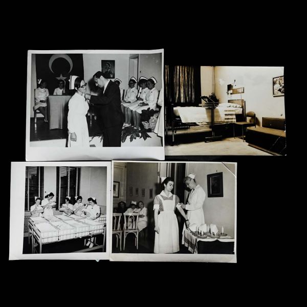 Bir hemşirenin terekesinden, ağırlıkla 1940 - 1960 yılları arasını kapsayan, öğrencilik ve meslek yaşamına ışık tutan 134 adet fotoğraf ve 6 adet belge lotu...