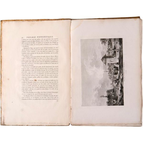 VOYAGE PITTORESQUE DE LA GRECE (6 bölüm, tam set), Auguste de Choiseul-Gouffier, 1782 / 1809 / 1822 (J. J. Blaise Libraire), A Paris, 36,5x55,5 cm...