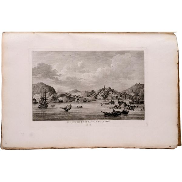 VOYAGE PITTORESQUE DE LA GRECE (6 bölüm, tam set), Auguste de Choiseul-Gouffier, 1782 / 1809 / 1822 (J. J. Blaise Libraire), A Paris, 36,5x55,5 cm...