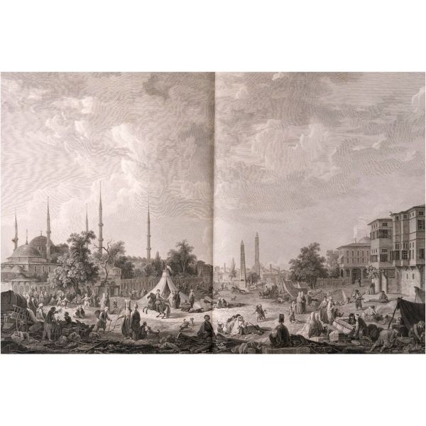 VOYAGE PITTORESQUE DE LA GRECE (6 bölüm, tam set), Auguste de Choiseul-Gouffier, 1782 / 1809 / 1822 (J. J. Blaise Libraire), A Paris, 36,5x55,5 cm...