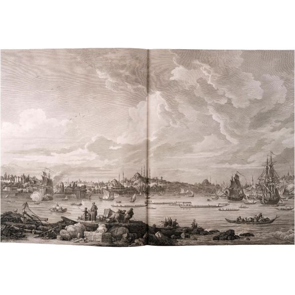 VOYAGE PITTORESQUE DE LA GRECE (6 bölüm, tam set), Auguste de Choiseul-Gouffier, 1782 / 1809 / 1822 (J. J. Blaise Libraire), A Paris, 36,5x55,5 cm...
