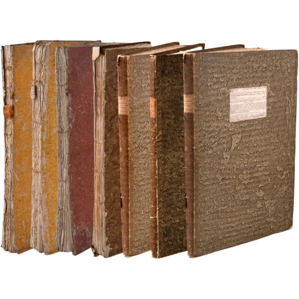 VOYAGE PITTORESQUE DE LA GRECE (6 bölüm, tam set), Auguste de Choiseul-Gouffier, 1782 / 1809 / 1822 (J. J. Blaise Libraire), A Paris, 36,5x55,5 cm...