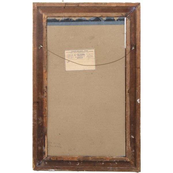 Yesârîzâde Mustafa İzzet ketebeli celî talik mail zerendud kıta, yazı ölçü: 21x43 cm, çerçeve içi ölçü: 54x29 cm...