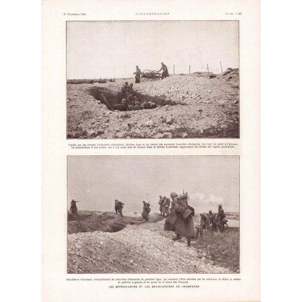 Dergi, Illustriation - 27 Kasım 1915, Cemal Paşa Teftişde büyük fotolu, Trablusda Türk subayları fotolu, 28 sayfa, 28x38 cm