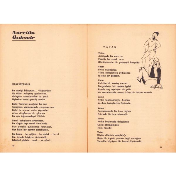 Antoloji - aylık şiir dergisi, Orhan Veli Kanık Özel Bölümü, 1. Sayı, 1981, 58 sayfa, 13x19 cm