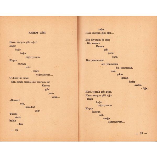 Nazım Hikmet Hayatı Seçme Şiir ve Yazıları, Ahmed Cevad, 1937, 128 sayfa, haliyledir