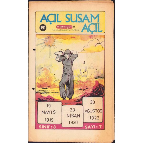 Açıl Susam Açıl - Hürriyet gazetesi tarafından çıkarılmaktadır. 14 sayı bir arada, 16x28 cm