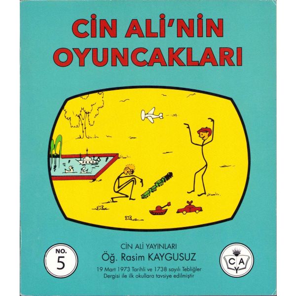 Cin Ali'nin Oyuncakları, Rasim Kaygusuz, 2013, 18 sayfa, 15x13 cm