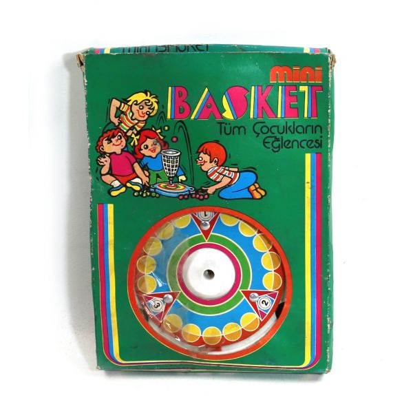 Türk malı, kutusunda Mini Basket oyunu, 18x25x3 cm