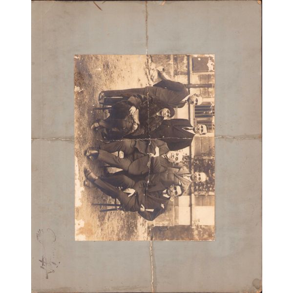 Pera / Constantinople damgalı aile hatırası, haliyle, 35x28 cm