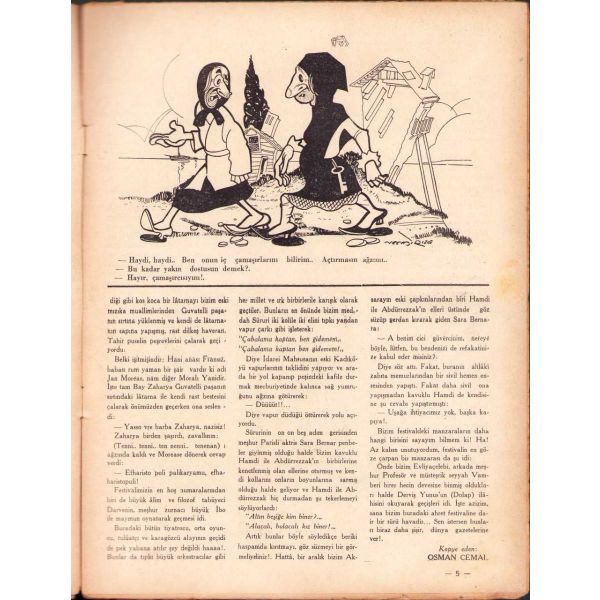Akbaba dergisi 131. sayı, 11 Temmuz 1936, 